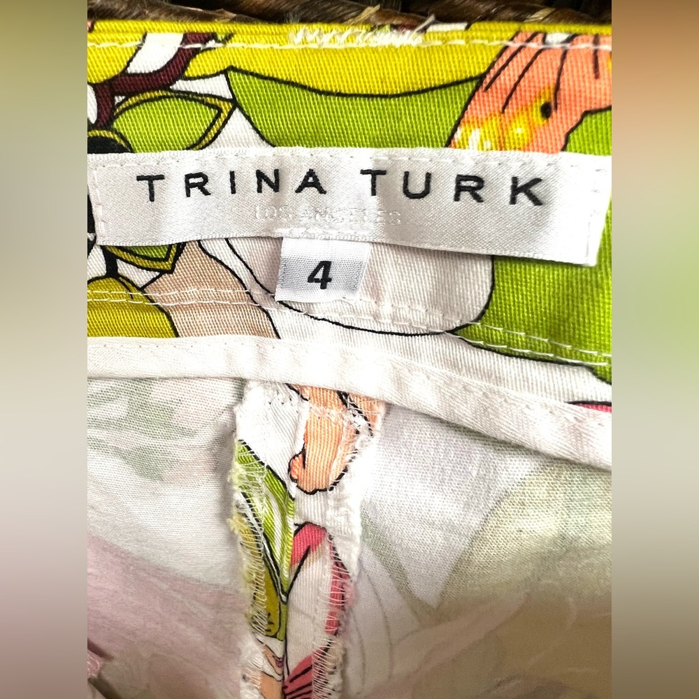 Trina Turk- Floral Women's Shorts- Corbin, Size:4‎ - Picture 3 of 4